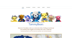 Desktop Screenshot of handmadememorybears.com